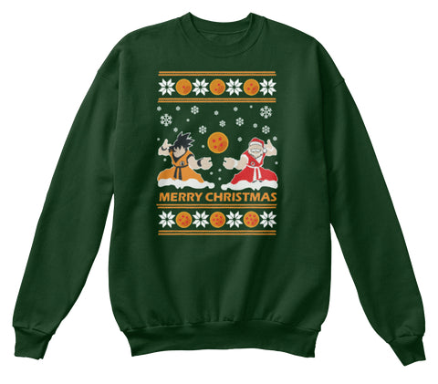 Dragonball Z Christmas sweaters